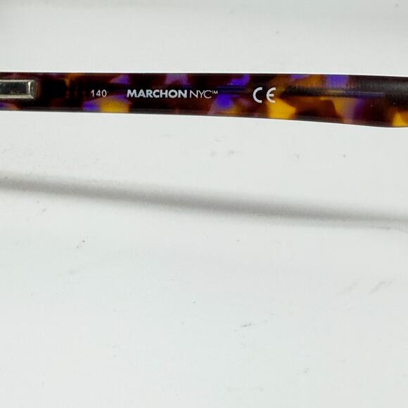 Marchon NYC Eyeglasses Frames M-5502 518 Tortoise Full Rim 54-16-140 H18680 - Picture 6 of 7